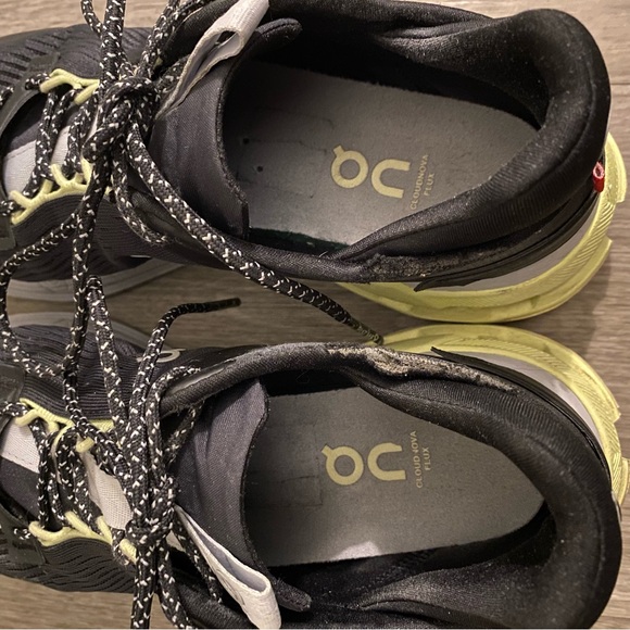 On Running Shoes Cloudnova Flux Black Hay 7.5 - Picture 14 of 16